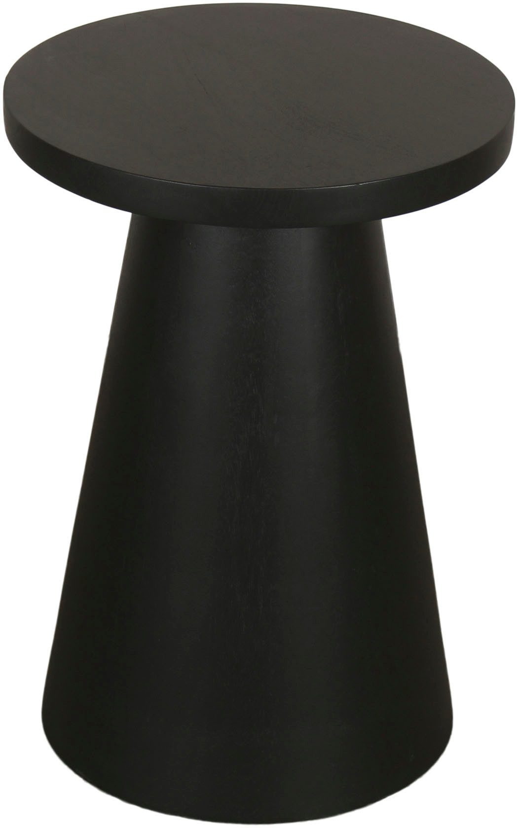 byLIVING Beistelltisch Cone, aus Massivholz in schwarz oder white wash, ver günstig online kaufen