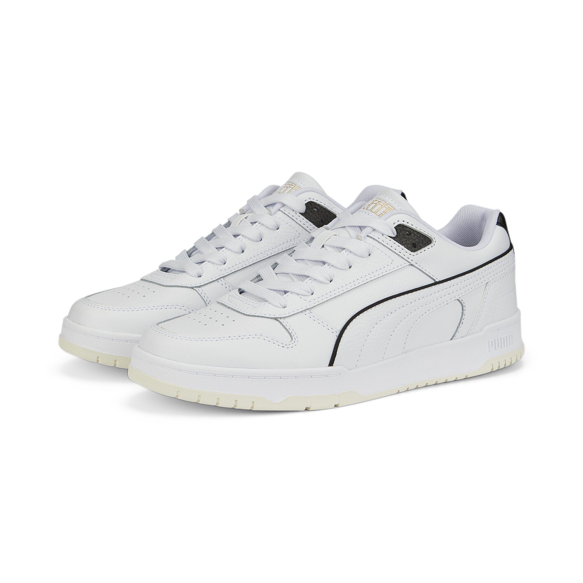 PUMA RBD Beige Game White Gold Sneakers Black Sneaker Team Erwachsene Low