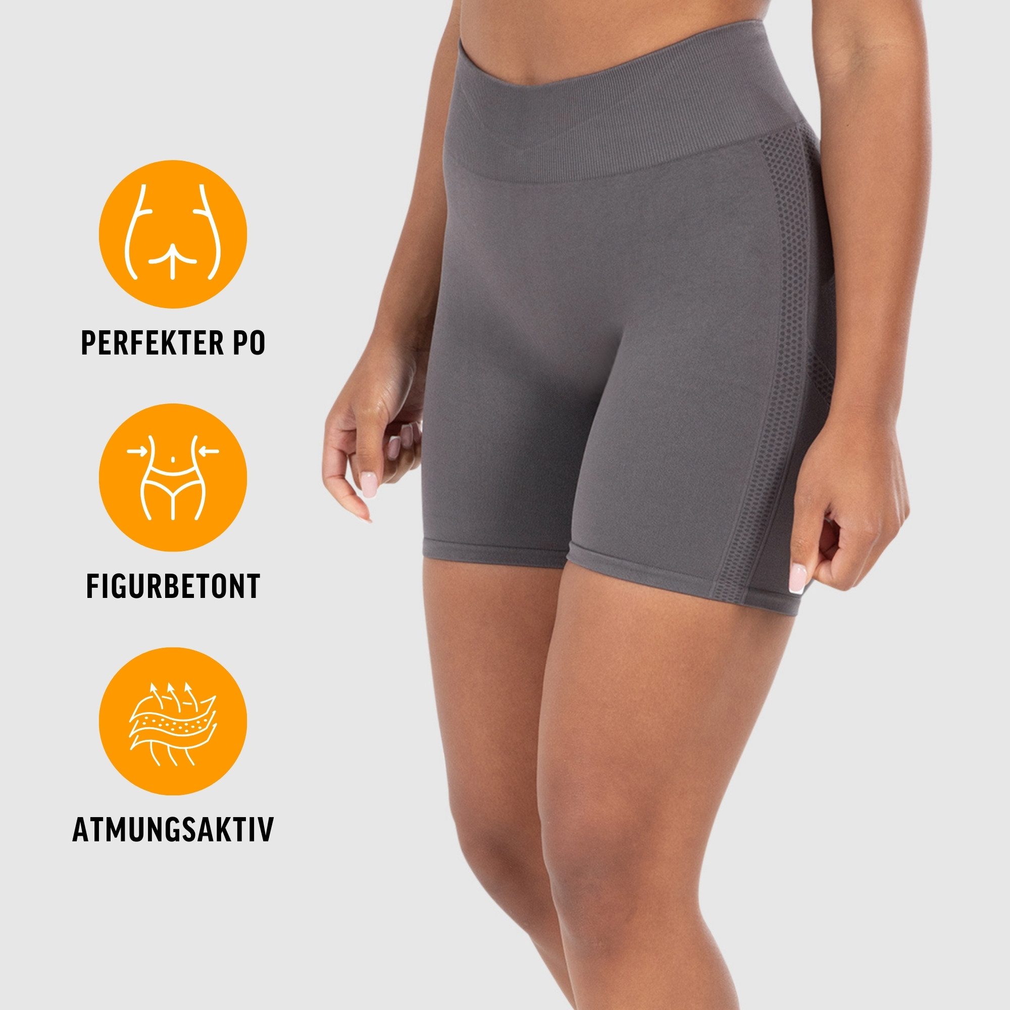 Smilodox Shorts Cetrina, High Waist Push Up Scrunch Hotpants mit hohem Bund günstig online kaufen