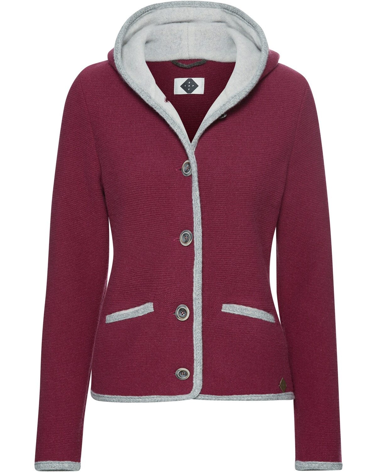 Stapf Strickjacke Kapuzen-Strickjacke Malwine