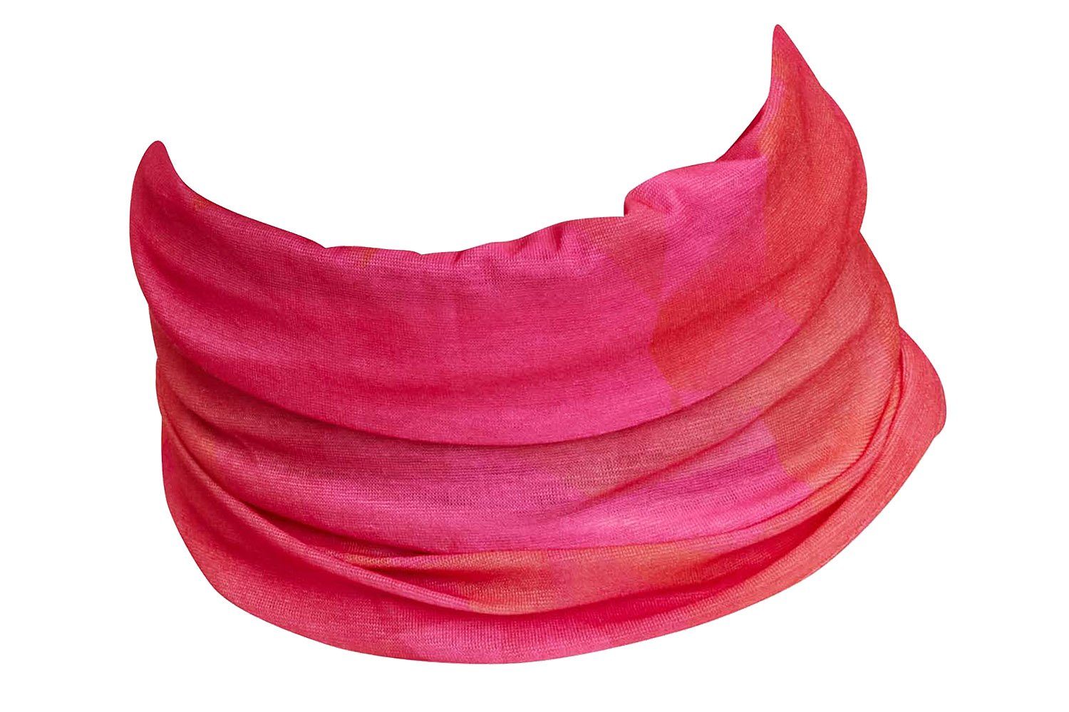 Hilltop Multifunktionstuch Halstuch, Sporttuch, Schlauchtuch, Kopftuch, Schal, Damen und Herren pink-rot