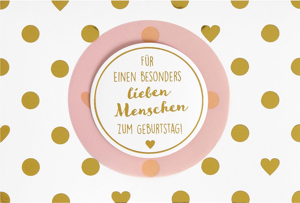 Grußkarten Geburtstag Glückwunschkarte im Format 115x17cm mit Umschlag uniq77