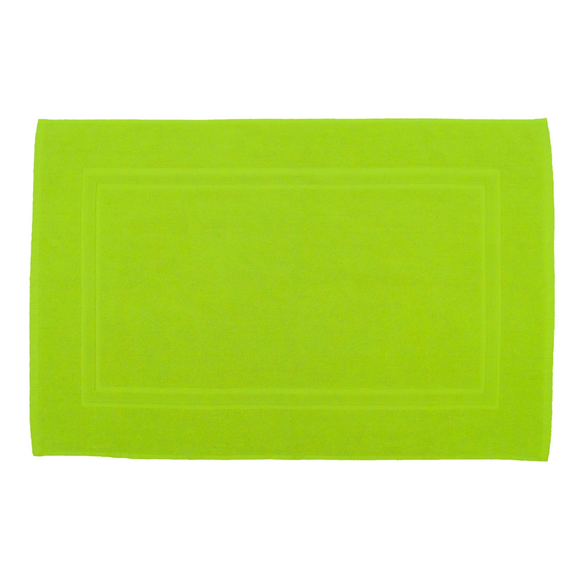 Julie Julsen Badematte 1-Badematte-Apfelgrün-50 x 40 cm, Baumwolle, Doppelr günstig online kaufen