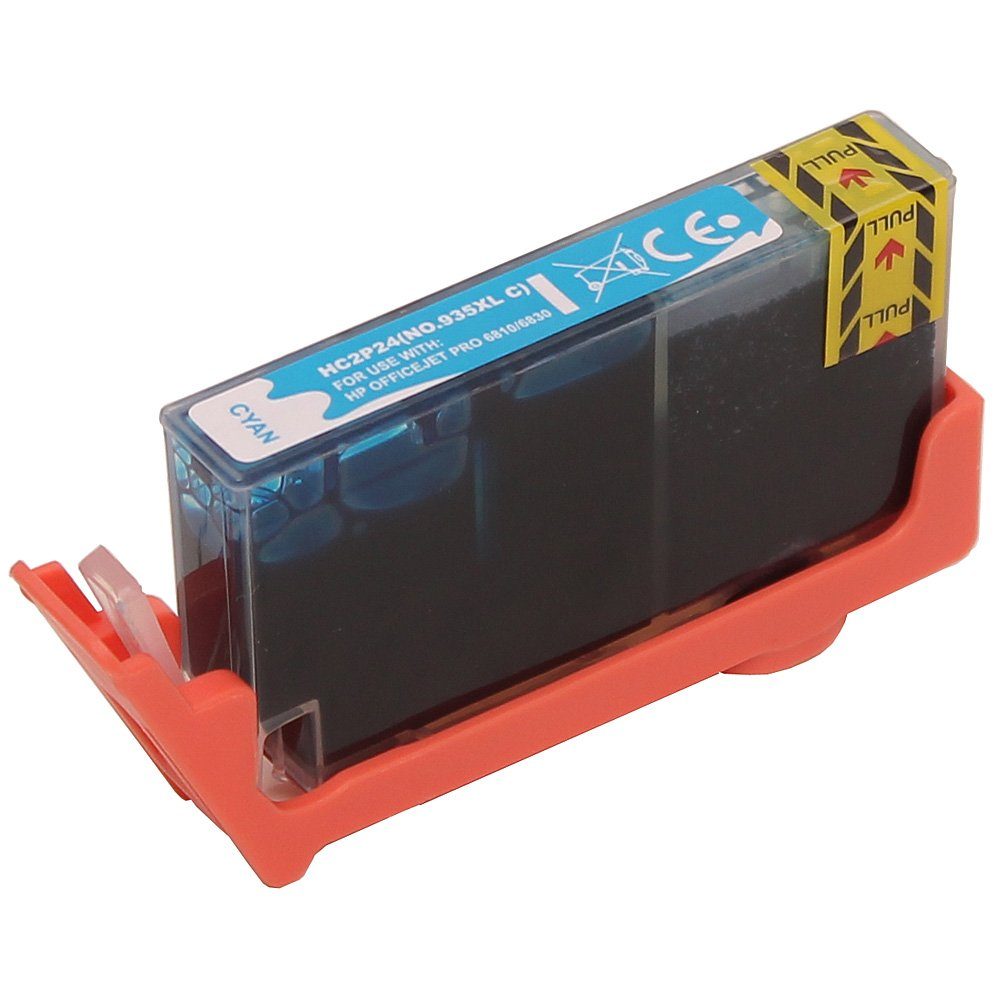 ABC Tintenpatrone (Kompatible Druckerpatrone für HP 935XL Cyan Officejet 6800 Series, ABC)