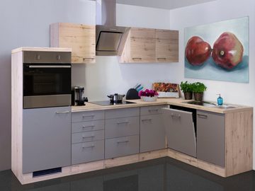 Flex-Well Küche Riva, wahlw. mit E-Geräten, Stellmaß 280x170 cm, viele Farbvarianten