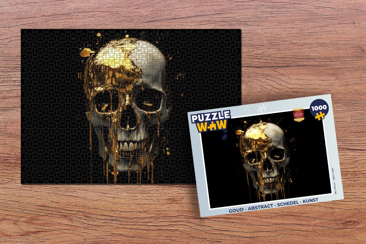 MuchoWow Puzzle Gold - Abstrakt - günstig online kaufen