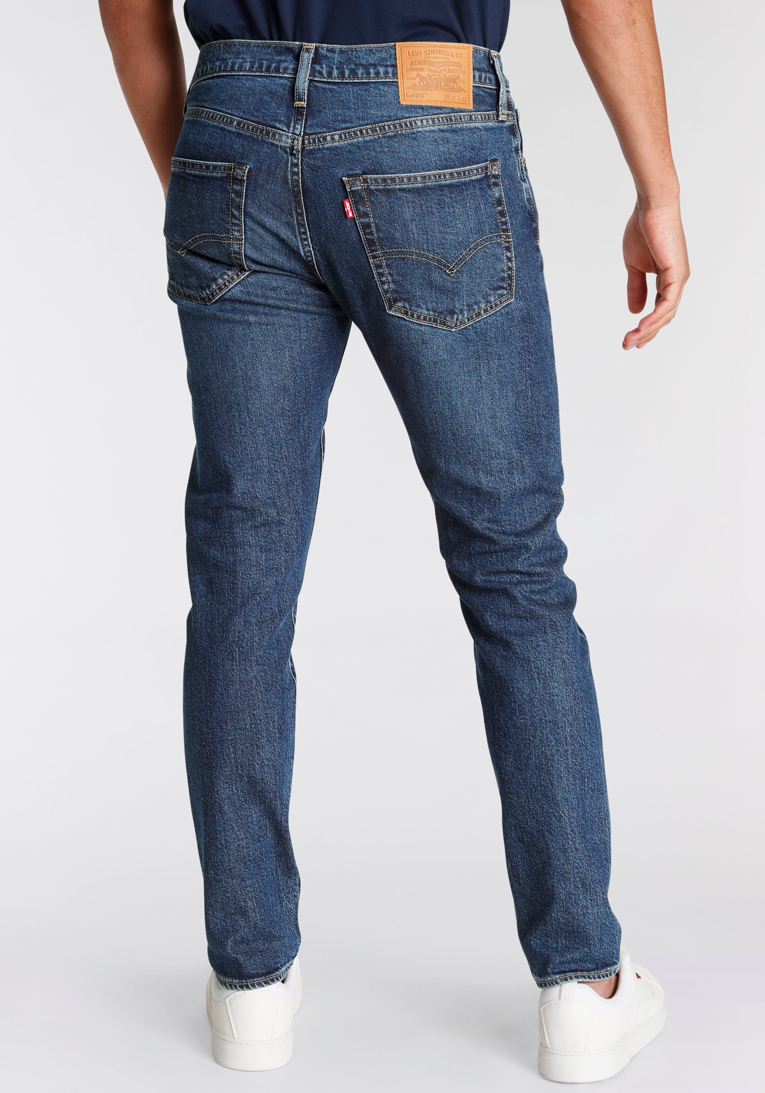 Fit mit Tapered-fit-Jeans WO INDIGO Taper 512 MEDIUM Levi's® Z1486 Slim Markenlabel