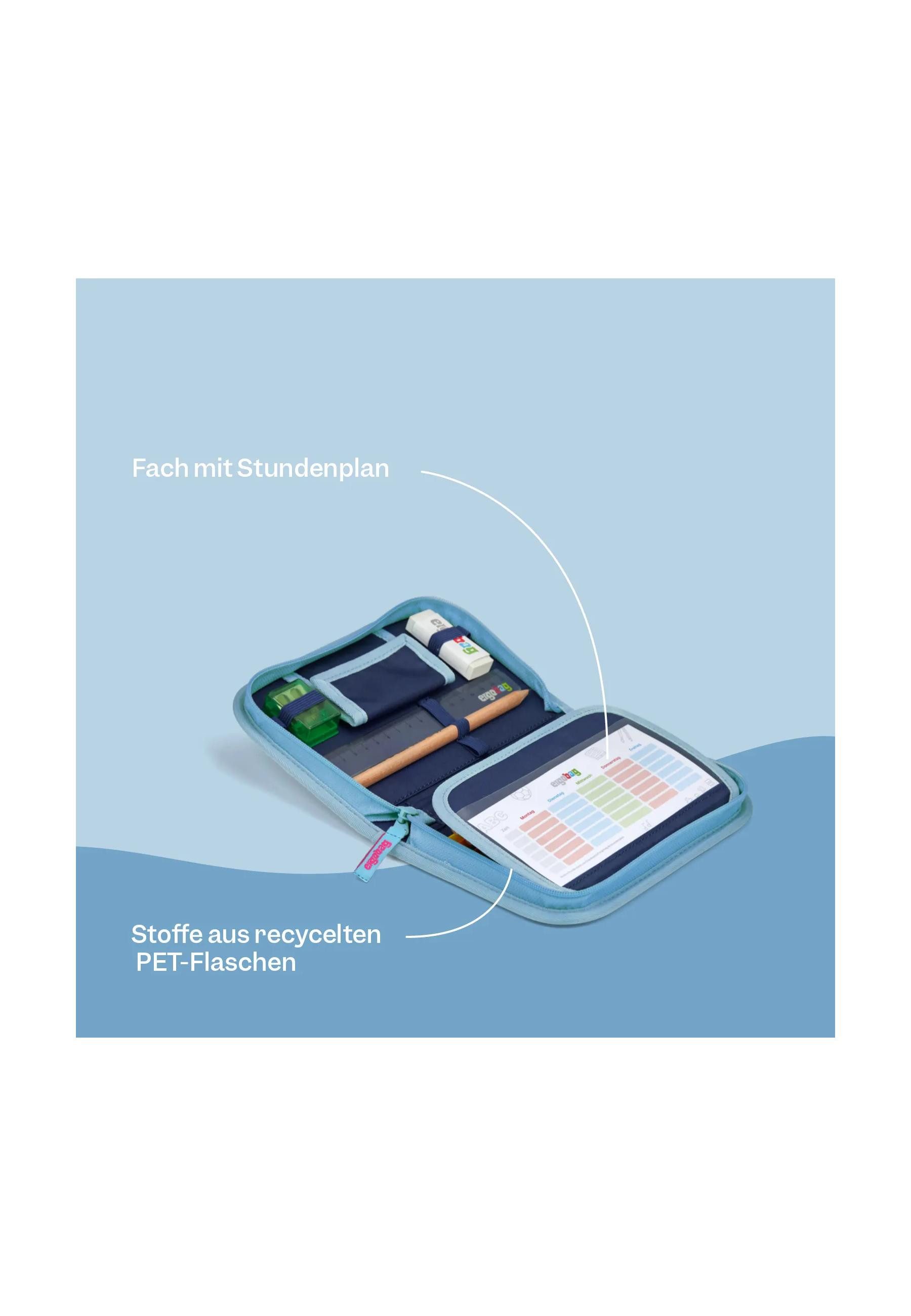 ergobag Federmäppchen Federmäppchen ., (23-tlg), mit Lyra‑Stiften