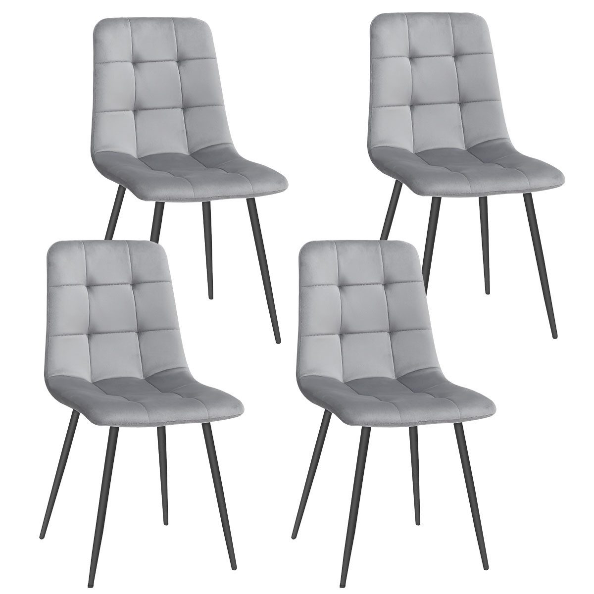 Simloveve Esszimmerstuhl Essstühle Samt Polsterstuhl Stühle günstig online kaufen