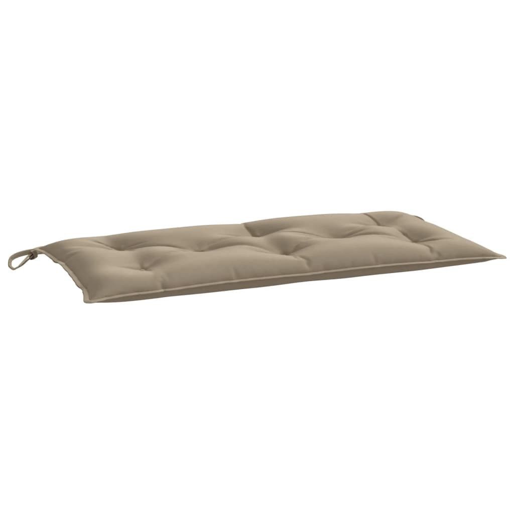 vidaXL Sitzauflage Gartenbank-Auflage Taupe 110x50x7 cm günstig online kaufen