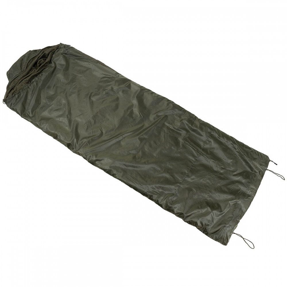Mumienschlafsack Oliv Schlafsack mit integriertem Moskitonetz