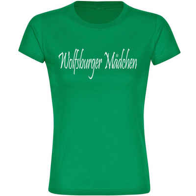 multifanshop T-Shirt Kinder Wolfsburg - Wolfsburger Mädchen - Boy Girl