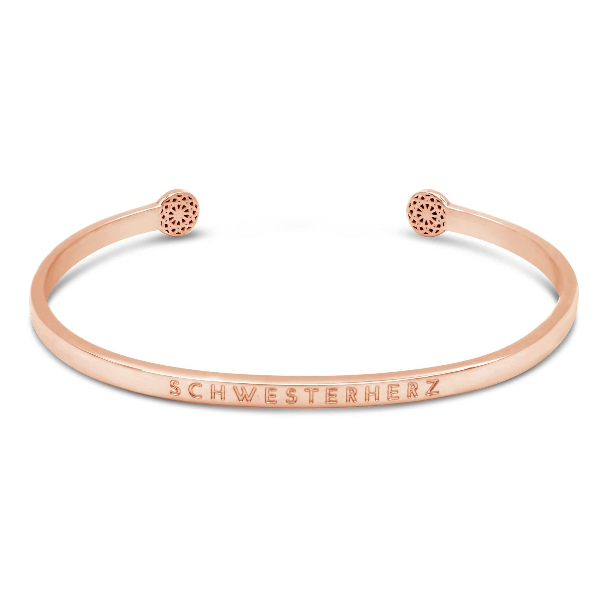 Simple Pledge Bracciale Regolabile Con Cuore - Argento, Oro O Oro Rosa, Acciaio Inox, Con Confezione Regalo E Sacchetto In Velluto - 5