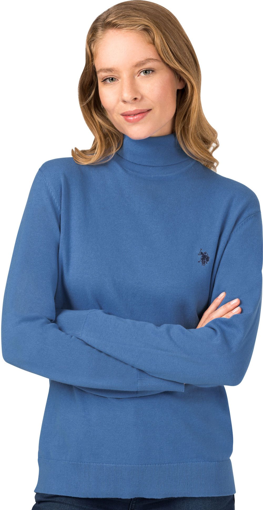 U.S. Polo Assn. Rollkragenpullover bequem, vielseitig und unkompliziert