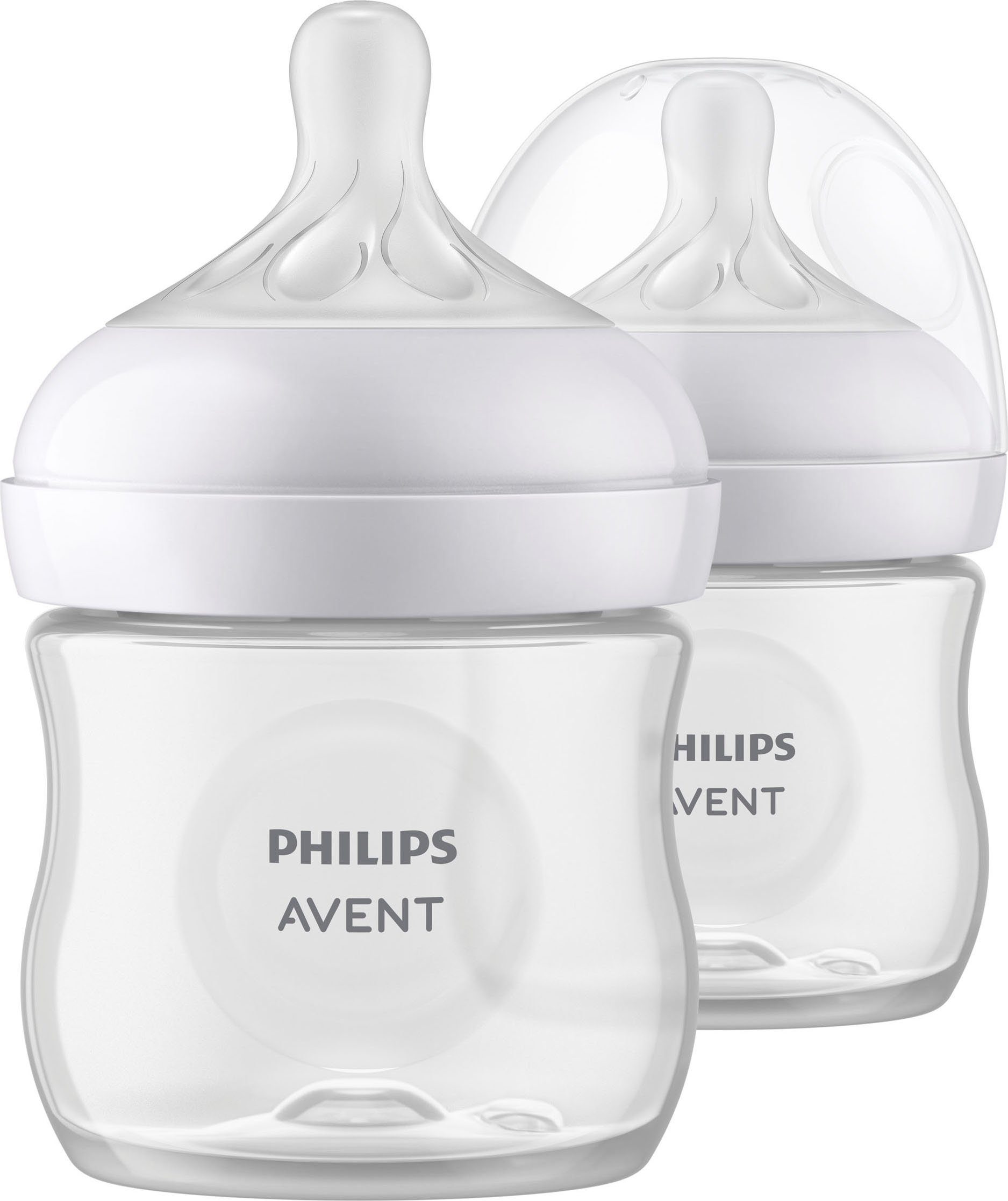 ab SCY900/02, Stück, Natural AVENT ml, Babyflasche Response Philips 125 Monaten 2 0