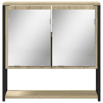 vidaXL Schminktisch Bad-Spiegelschrank Sonoma-Eiche 60x16x60 cm Holzwerkstoff