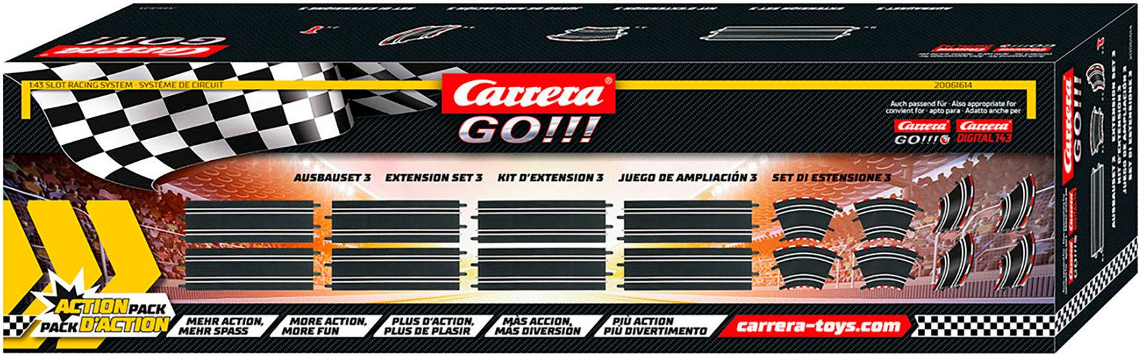 Carrera® Anschlussschiene Carrera® GO!!!