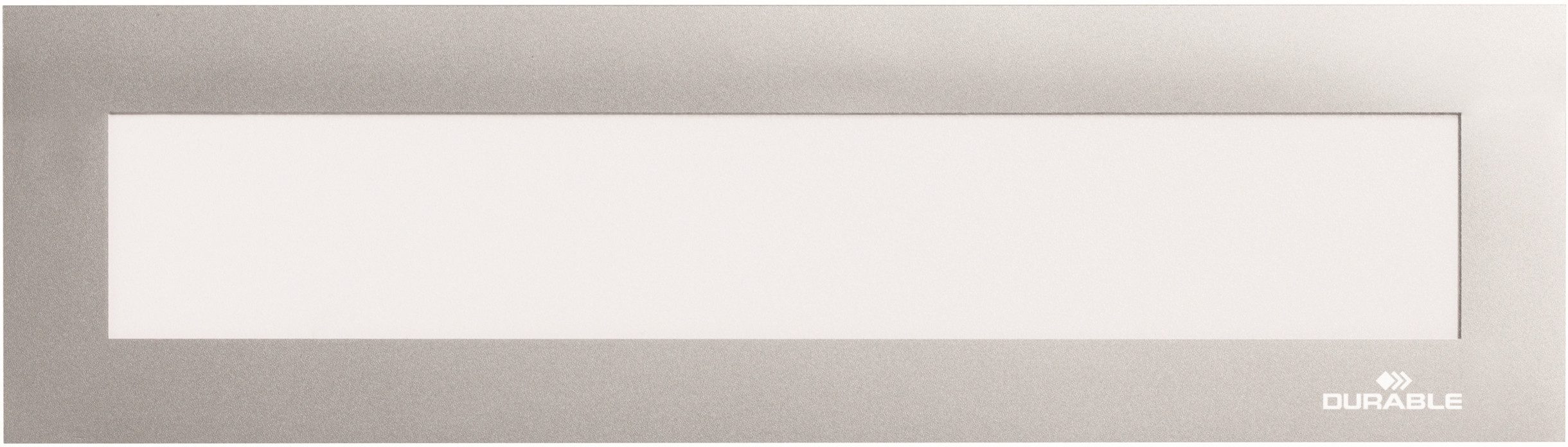 Fächermappe Magnetrahmen Duraframe Magnetic Top 236x66mm magnetisch VE=5 Stück sil