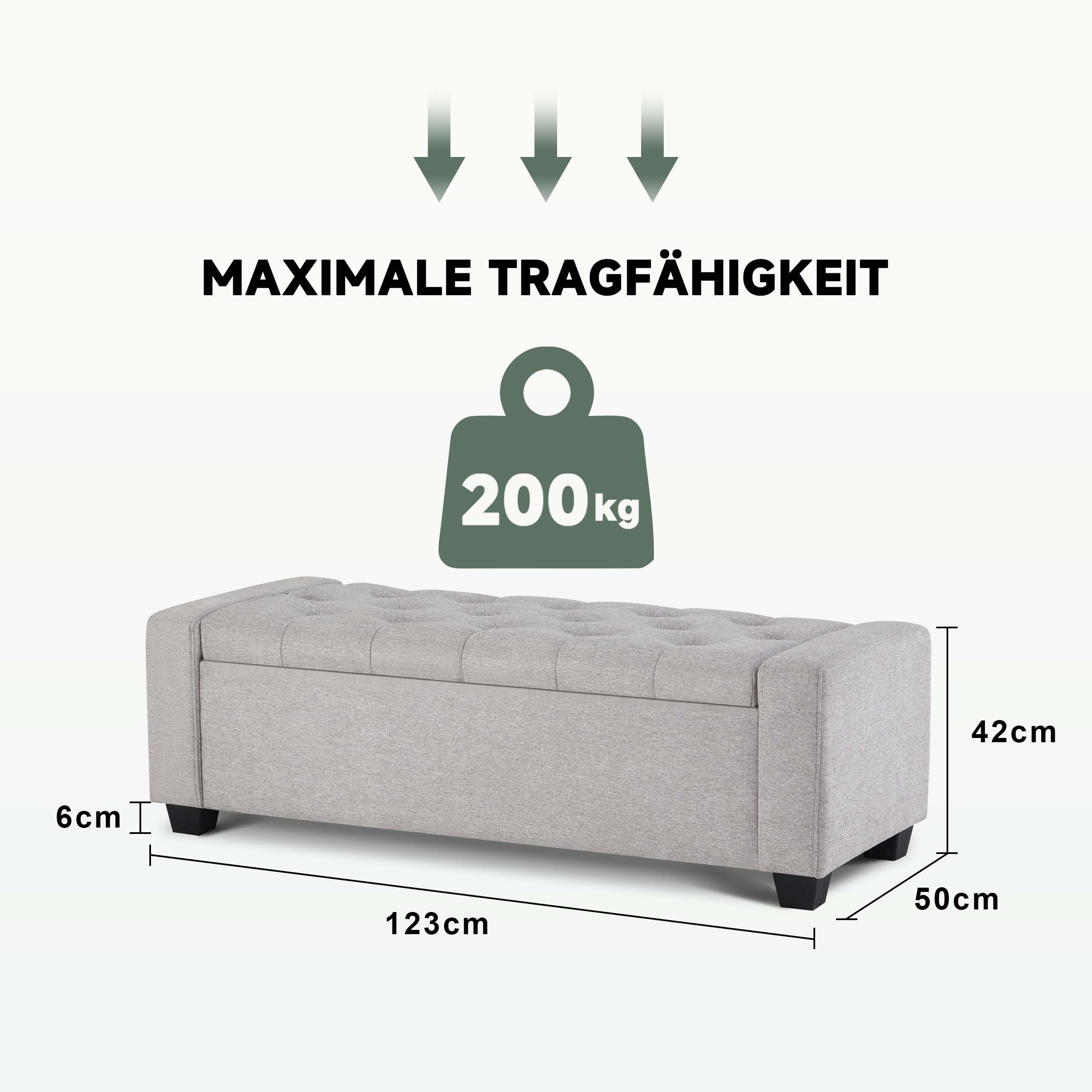 Howjoe Sitzbank mit Stauraum, Sitzhocker, Praktische günstig online kaufen