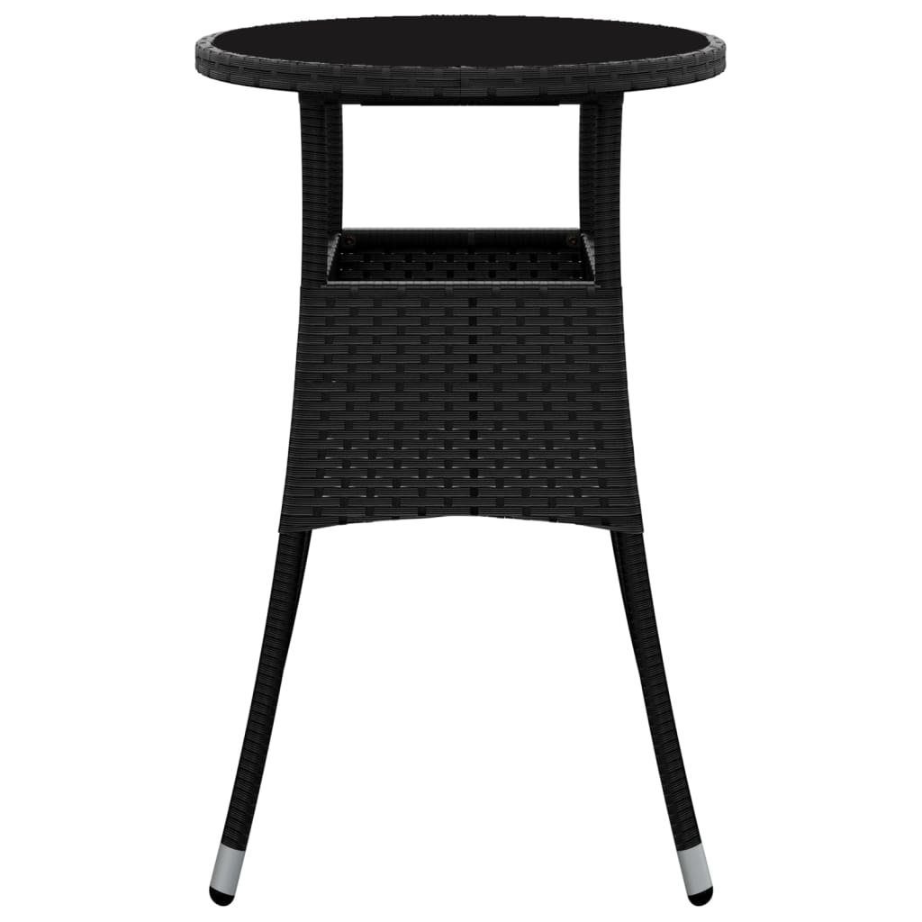 vidaXL Gartentisch Gartentisch Ø60x75 cm Hartglas günstig online kaufen