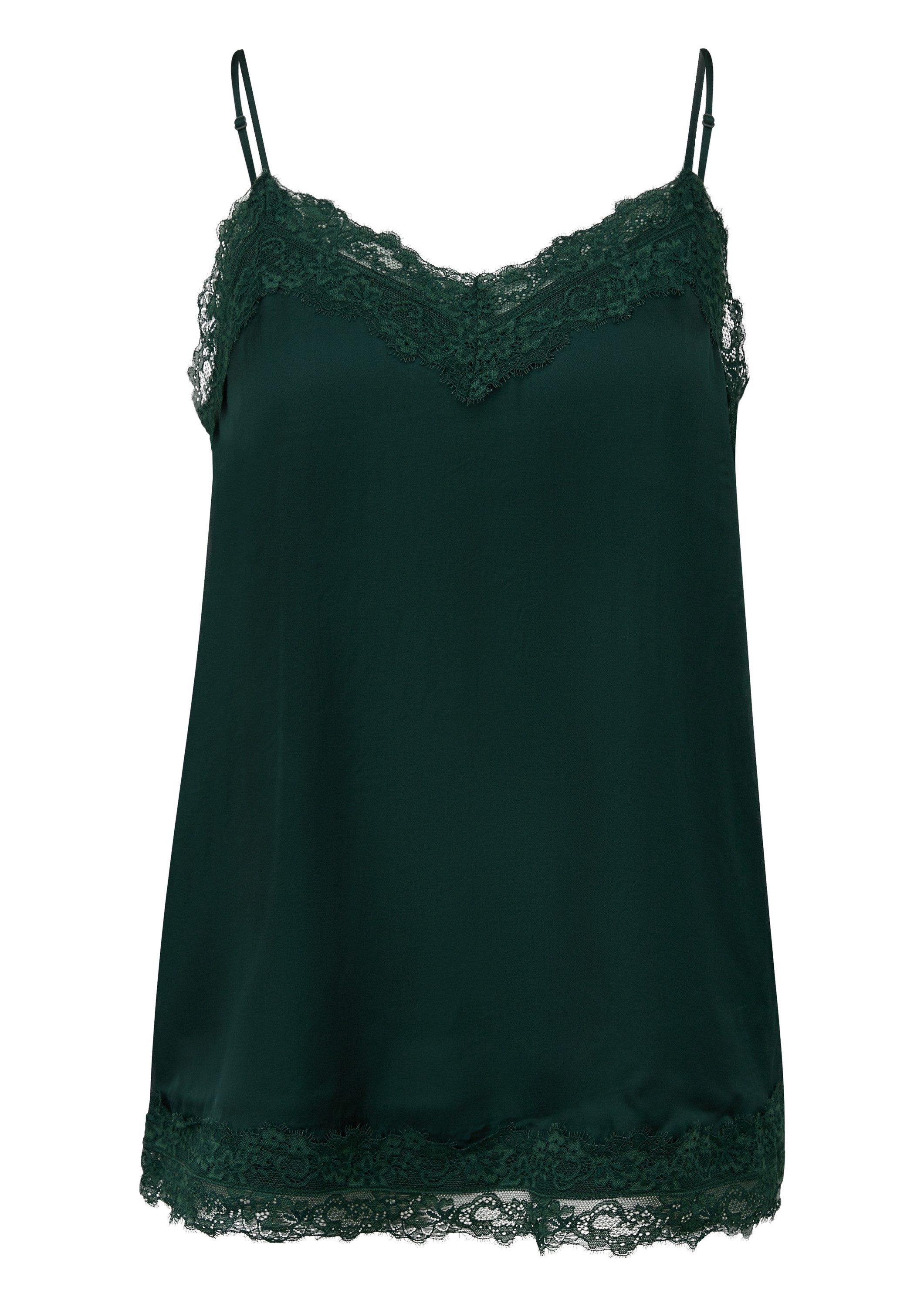 s.Oliver Blusentop Bluse Satin-Top mit längenverstellbaren Spaghettiträgern günstig online kaufen