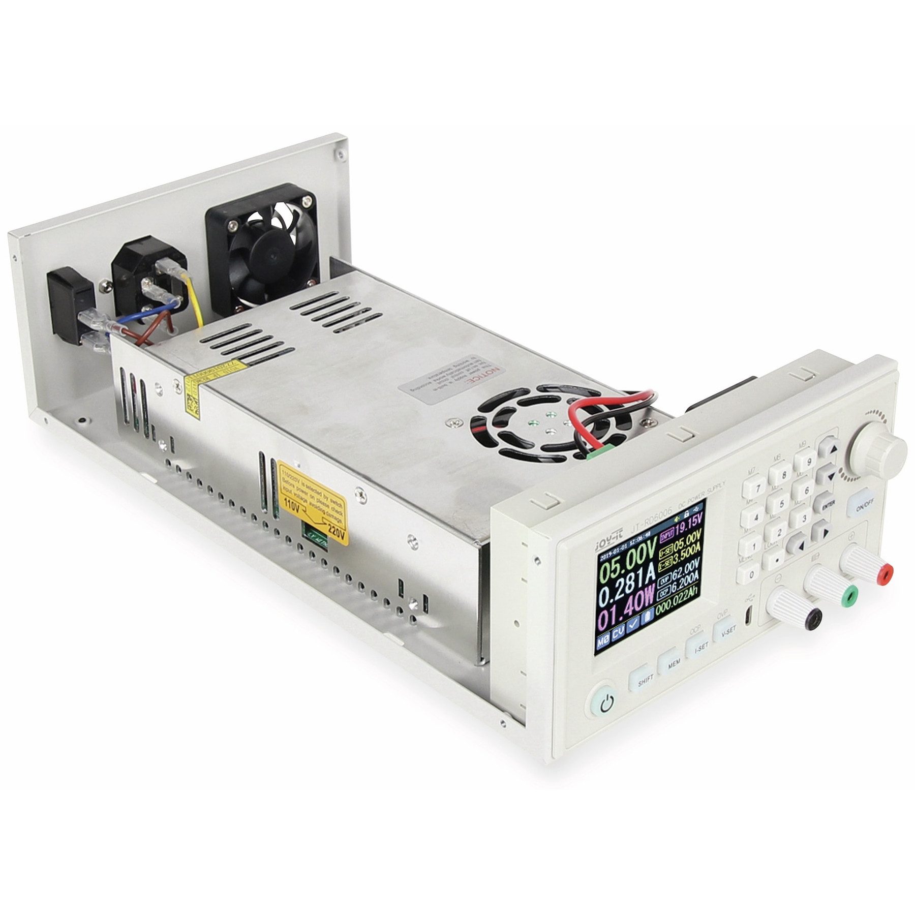 Joy-it JOY-IT Netzteil für das JT-RD6012 mit 60V, 12A, 720 Watt Ausgangsstrom Netzteil