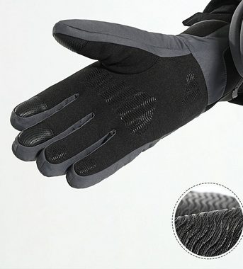 FIDDY Reithandschuhe Herren Winter-Fahrradhandschuhe: Warm, Touchscreen, Rutschfest, Warme und verdickte Touchscreen-Anti-Rutsch-Anti-Kälte-Skihandschuhe