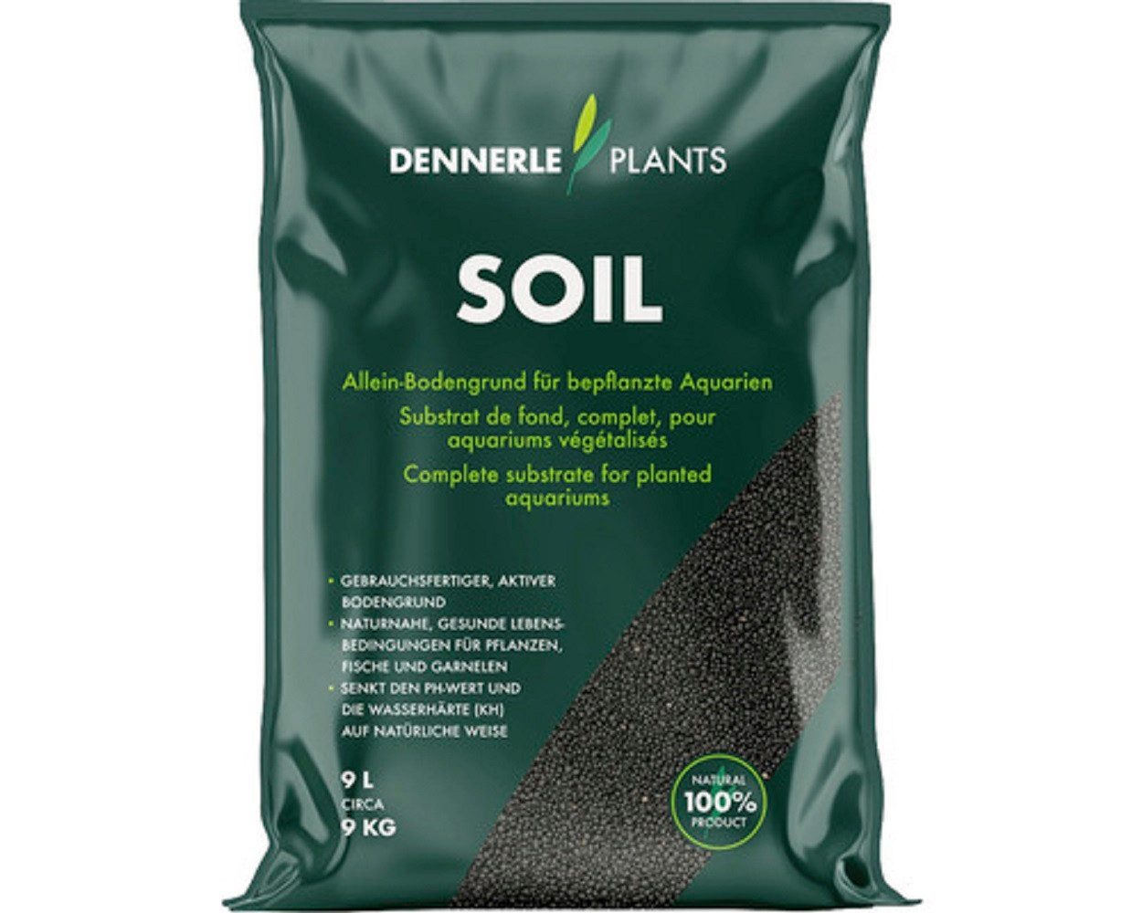 Aquarien-Substrat Dennerle Plants Soil 9 kg