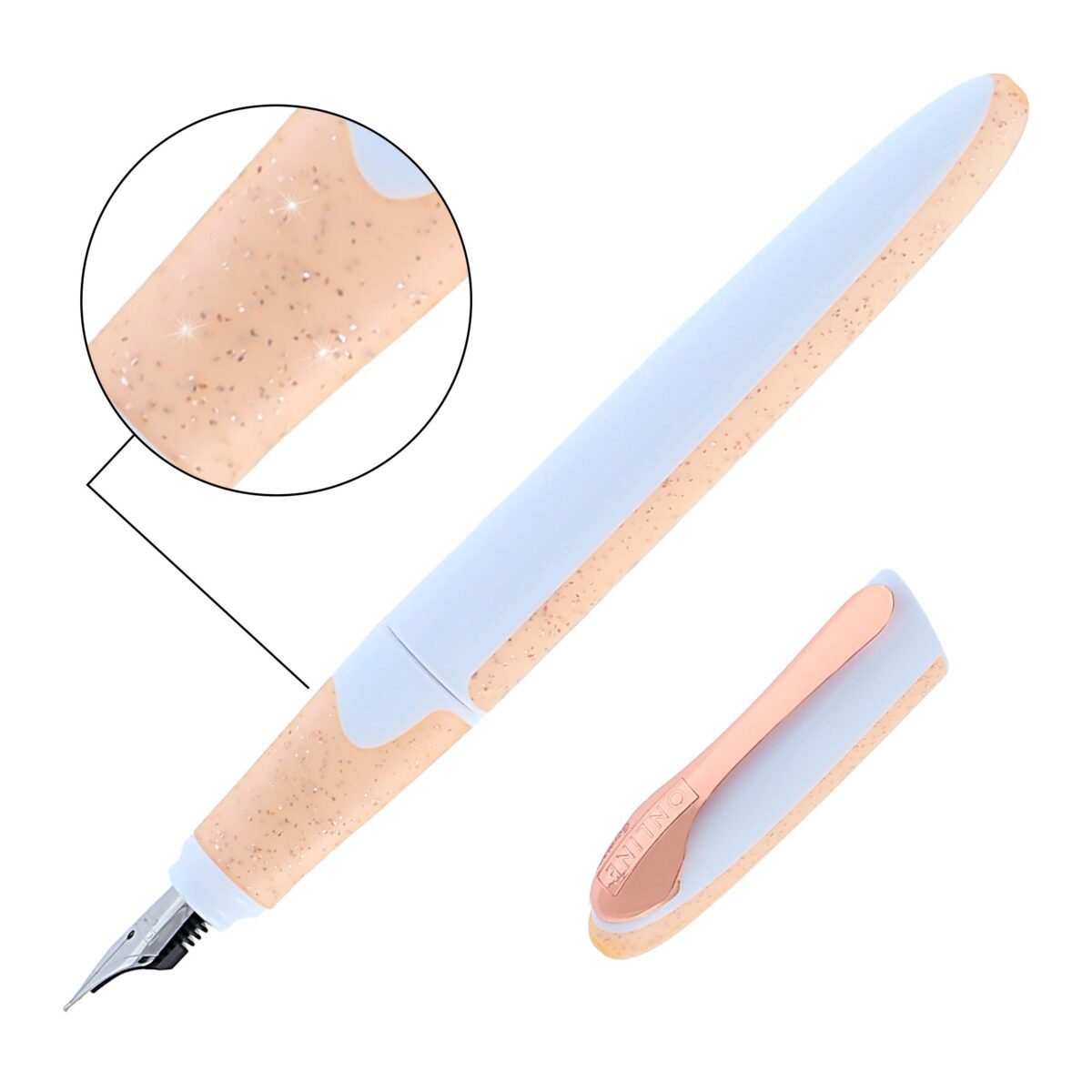 Online Pen Füller ONLINE Patronenfüller Air white/rosé