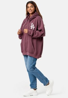 Worldclassca Hoodie Worldclassca Oversized Hoodie LA Print Kapuzenpullover Sweatshirt