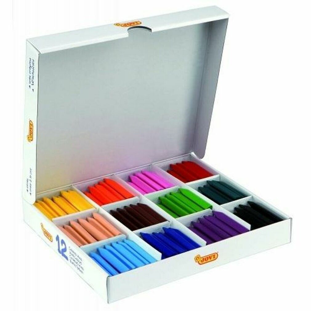 Jovi Wachsmalstift Wachstifte bunt color Box 300 Stück