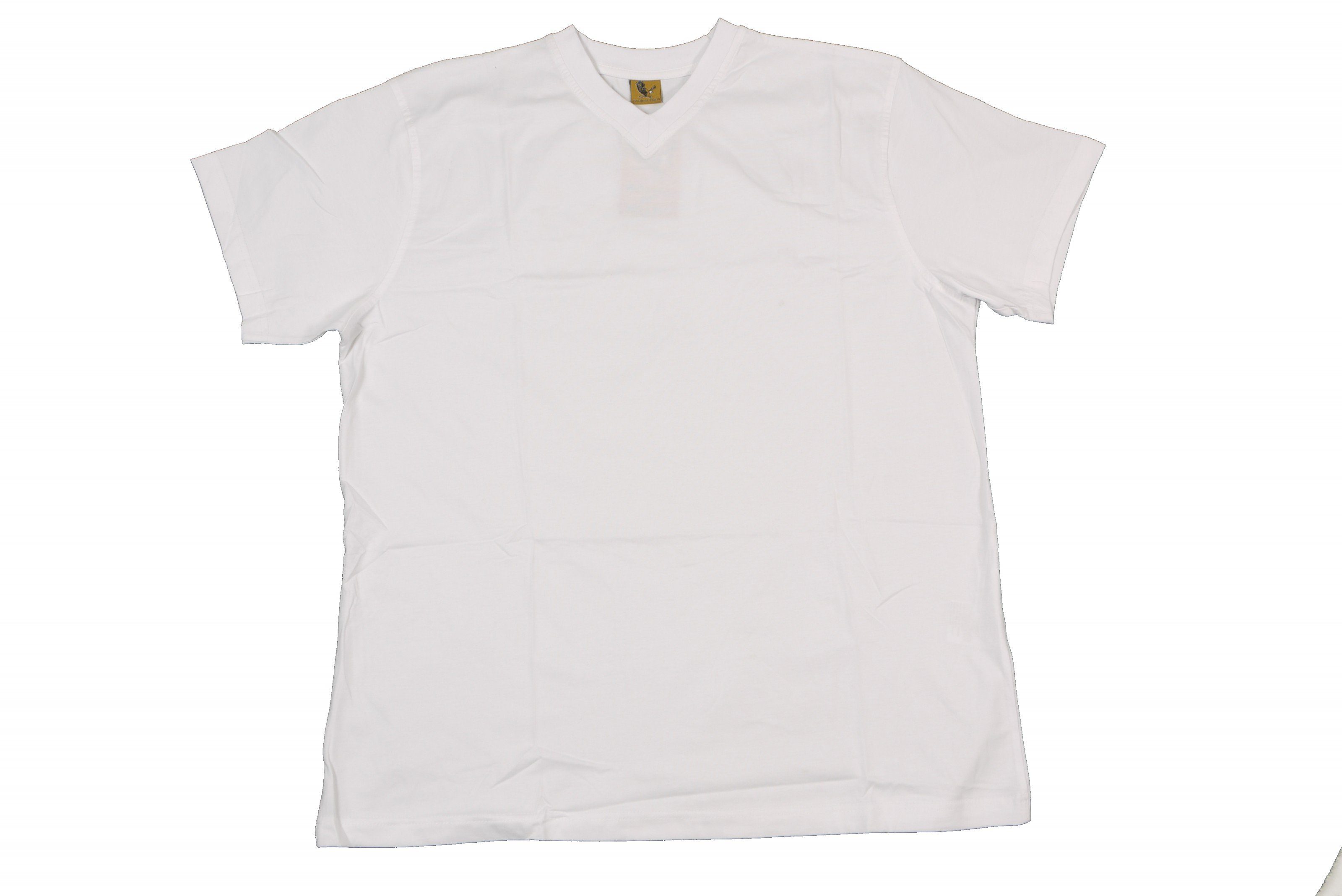 ABRAXAS V-Shirt T-Shirt mit V-Ausschnitt von Abraxas in Übergröße bis 12XL, weiß