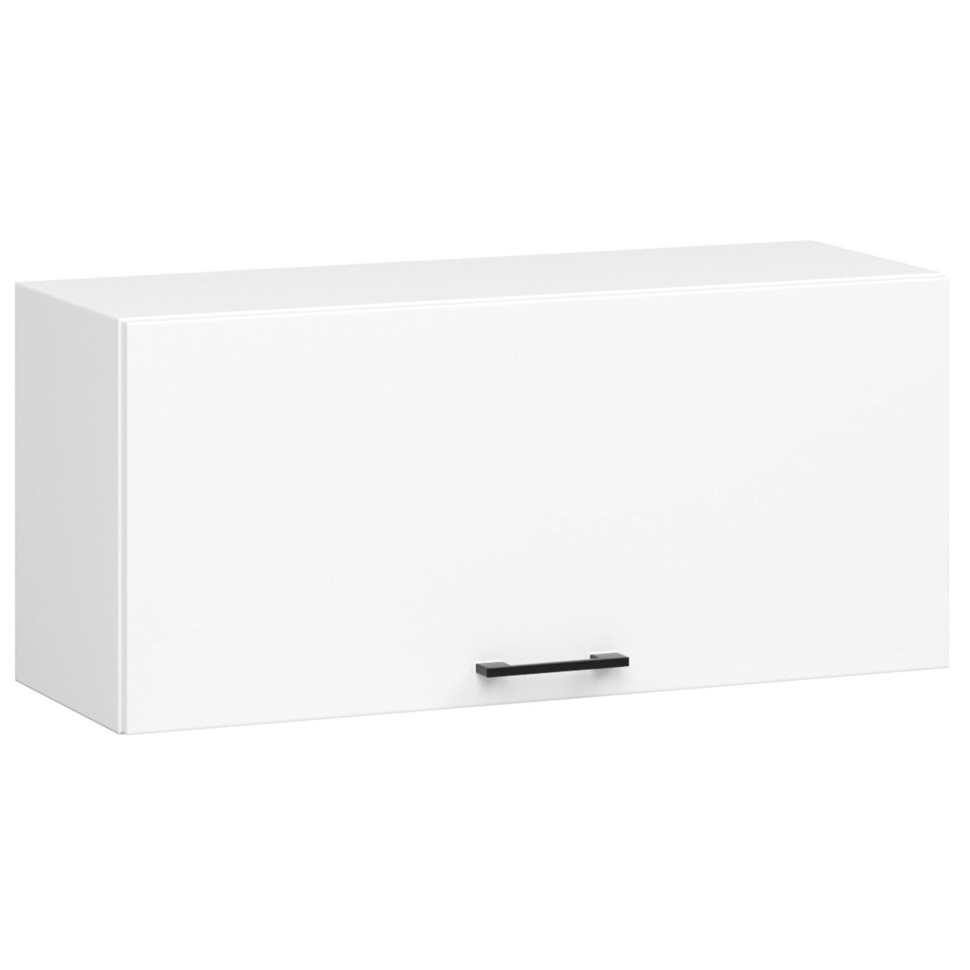 Raumhirsch Furniture Hängeschrank Moderner Hängeschrank Küche - Pflegeleichte 2 Türen - Wandschrank Hängeschrank in modernem Design, 80 cm, hochwertig, weiß