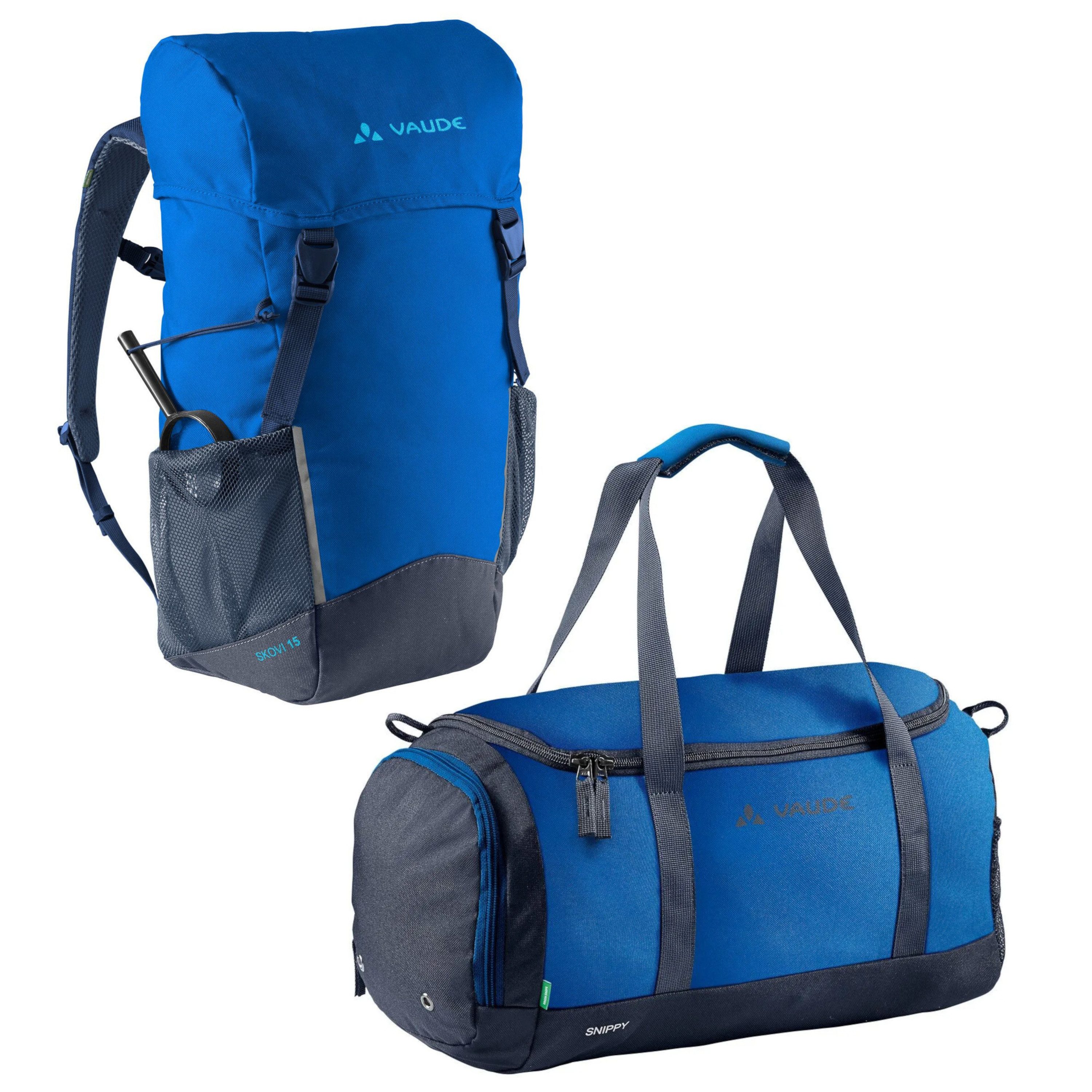 VAUDE Sporttasche Set für Kinder, mit Rucksack Skovi 15 + Snippy
