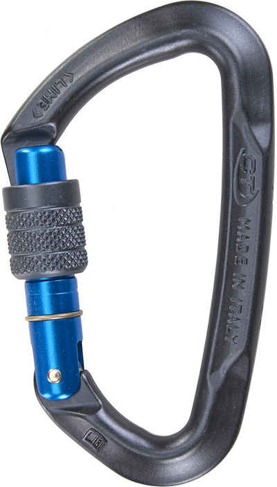 Climbing Technology Karabiner LIME SG SCREW GATE ANTHRACITE/BLUE/ANTHRACITE