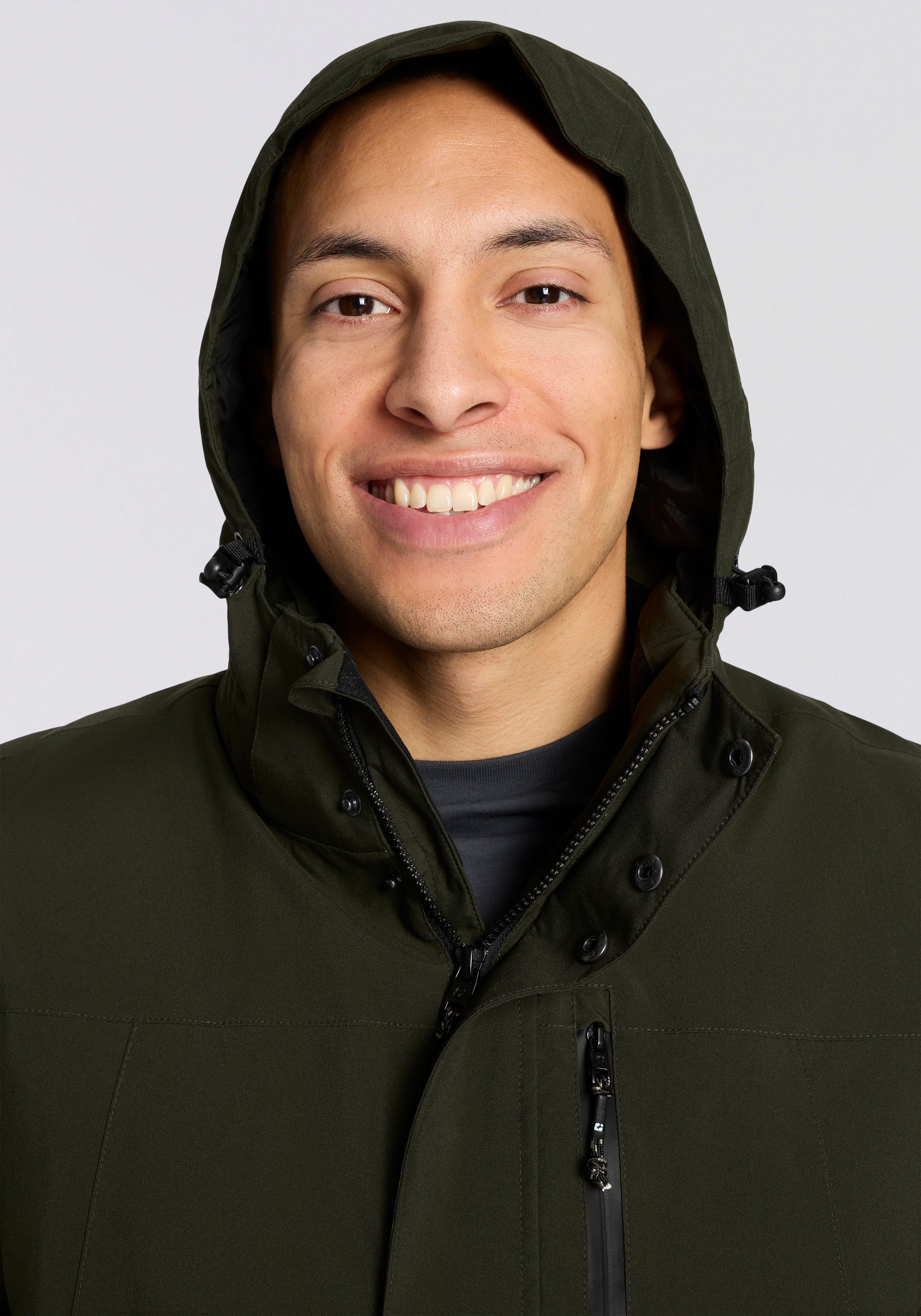 Killtec Outdoorjacke KOW 90 MN JCKT mit verschweißten Nähten, mit verstellbarer und abnehmbarer Kapuze