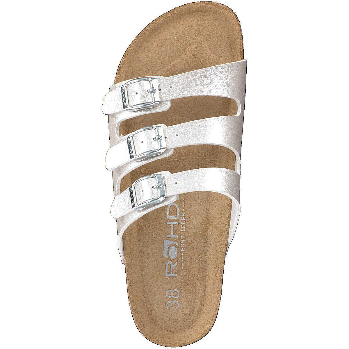 Rohde OFFWHITE Pantolette (1) Damen silber Rohde Pantolette