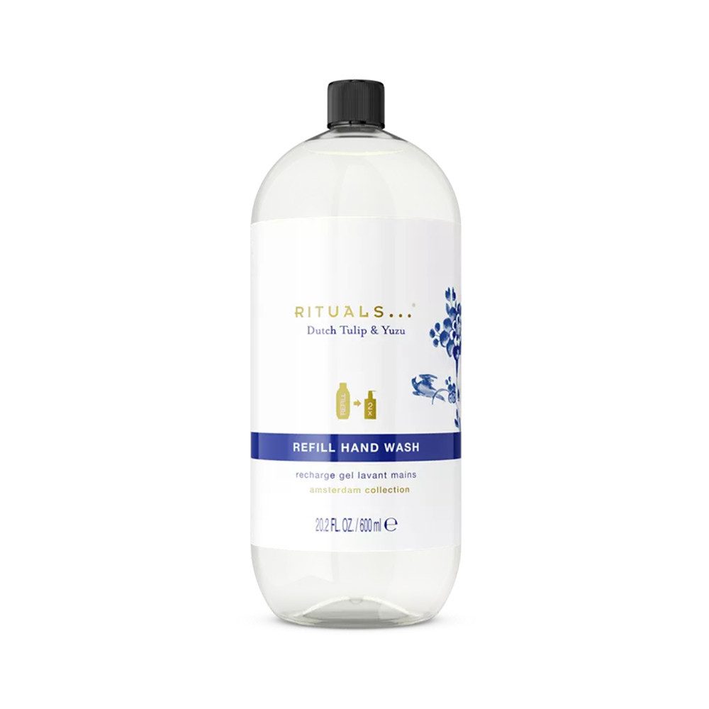 Rituals Flüssigseife Rituals Amsterdam Collection Refill Hand Wash 600 ml, 1-tlg., Hochwertige Handseife mit beruhigendem Duft