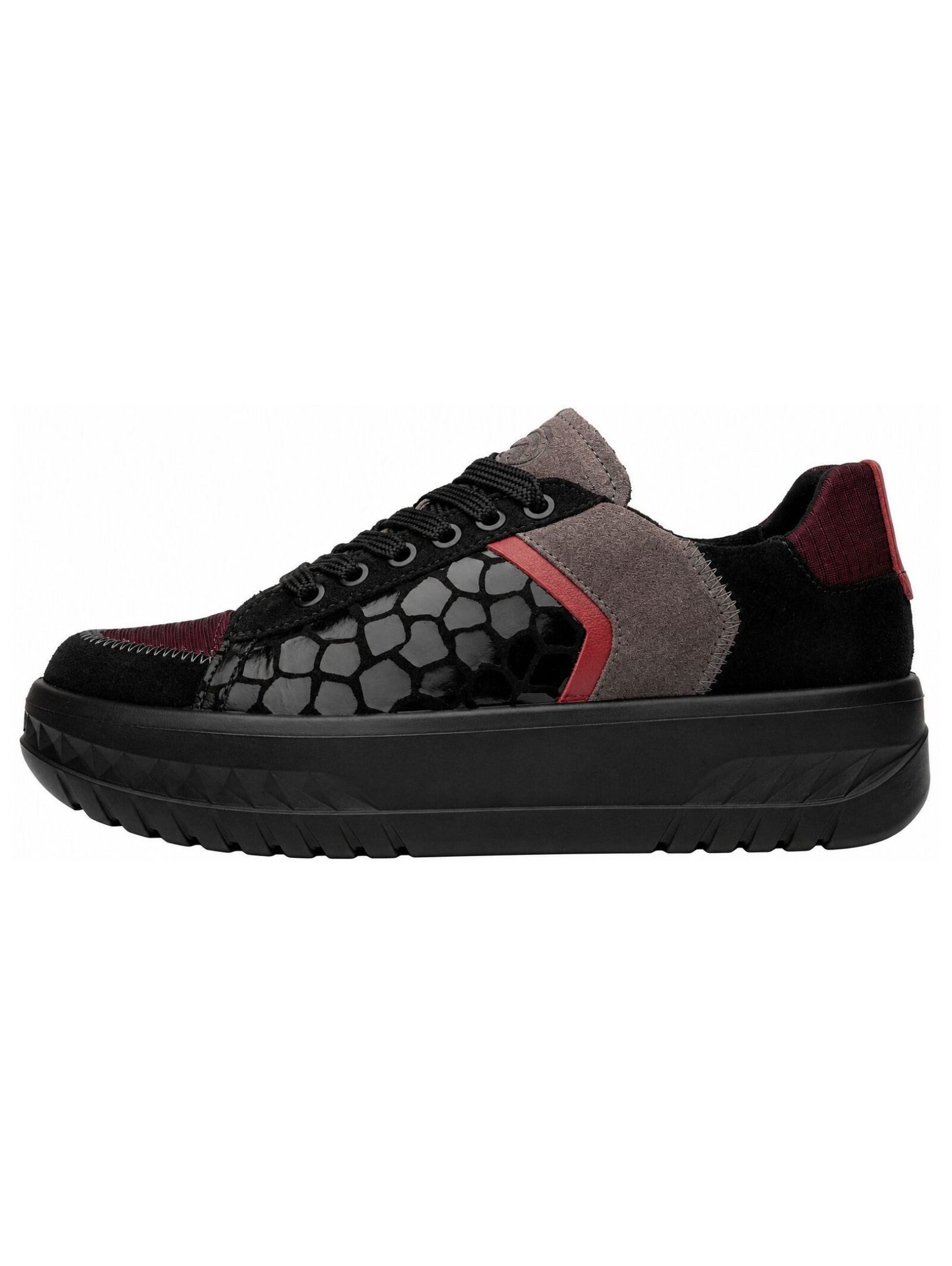 Ara Sneaker Veloursleder . Plateausneaker