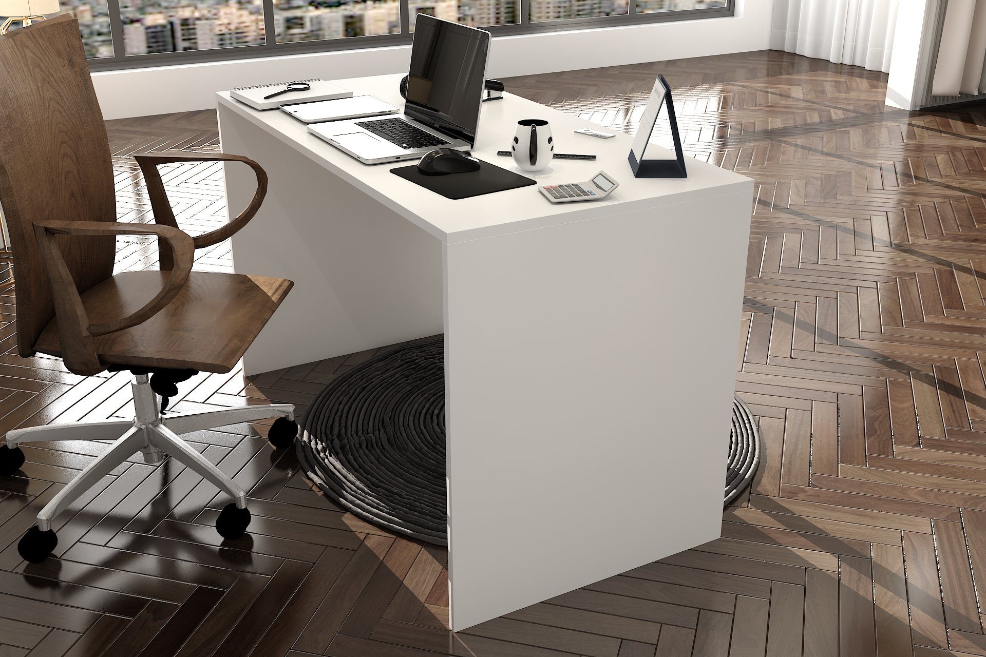 Givayo Schreibtisch Arbeitstisch Givayo Weiß Computertisch Rabe Möbel Möbel Arbeitstisch