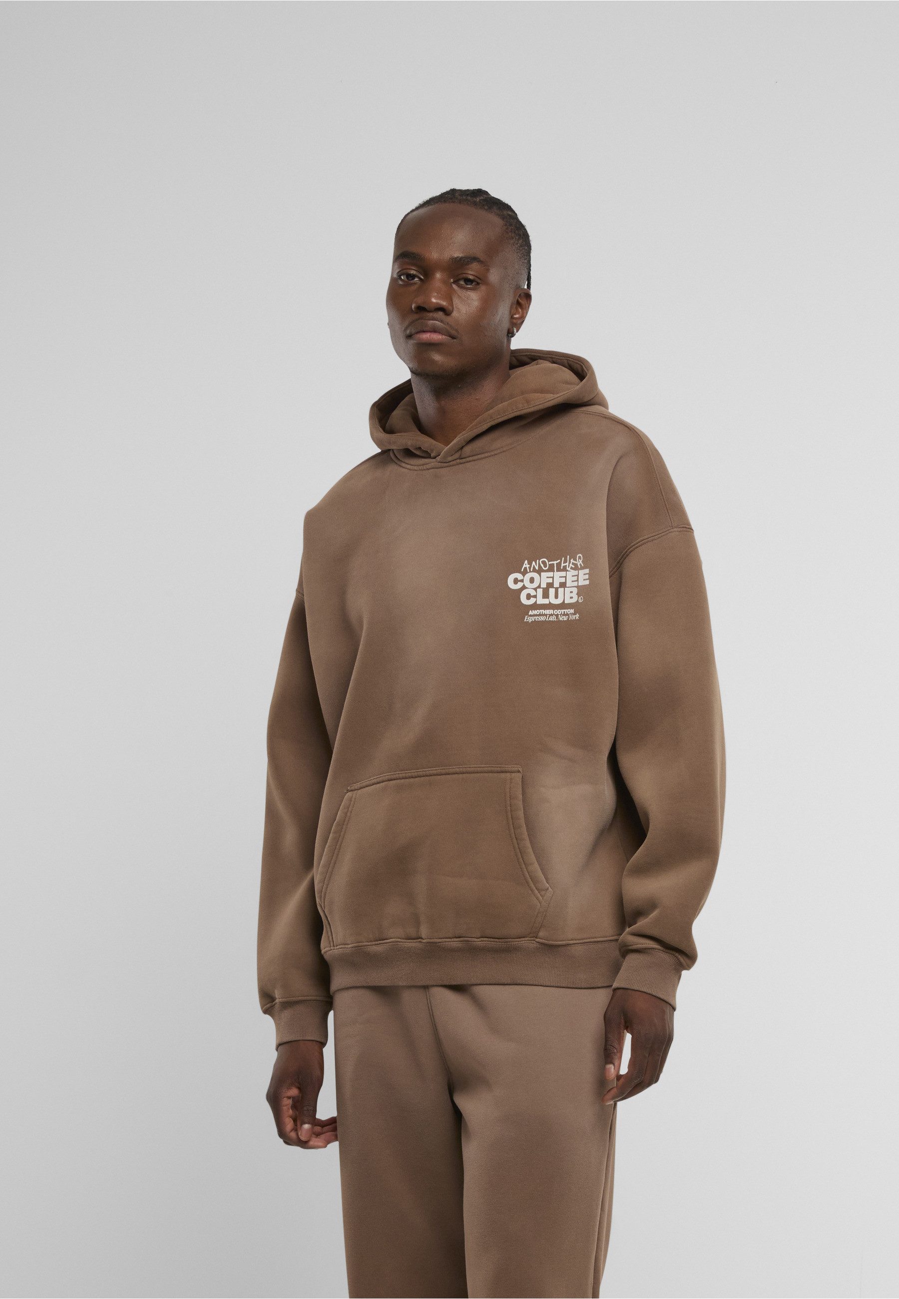 Another Cotton Lab Kapuzensweatshirt Another Cotton Lab Coffee Club Washed Hoodie (1-tlg)