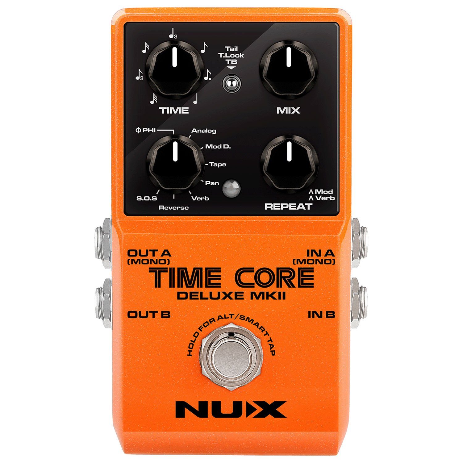 Nux E-Gitarre Nux Time Core Deluxe MKII Delay Effektgerät, Hall-Effektgerät