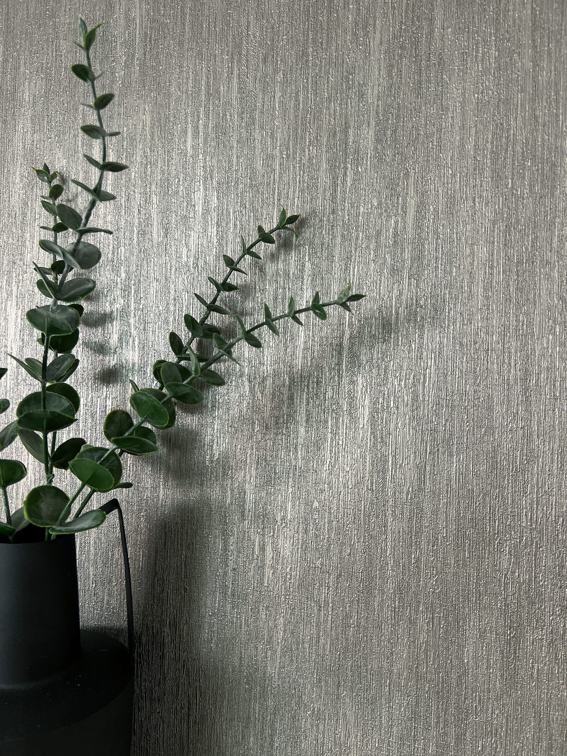 Newroom Vliestapete, Silber Tapete Modern Linien - Streifentapete Luxuriös günstig online kaufen