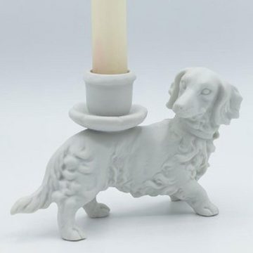 Reichenbach Kerzenhalter Kerzenleuchter Dackel Weiß Graf von Candle