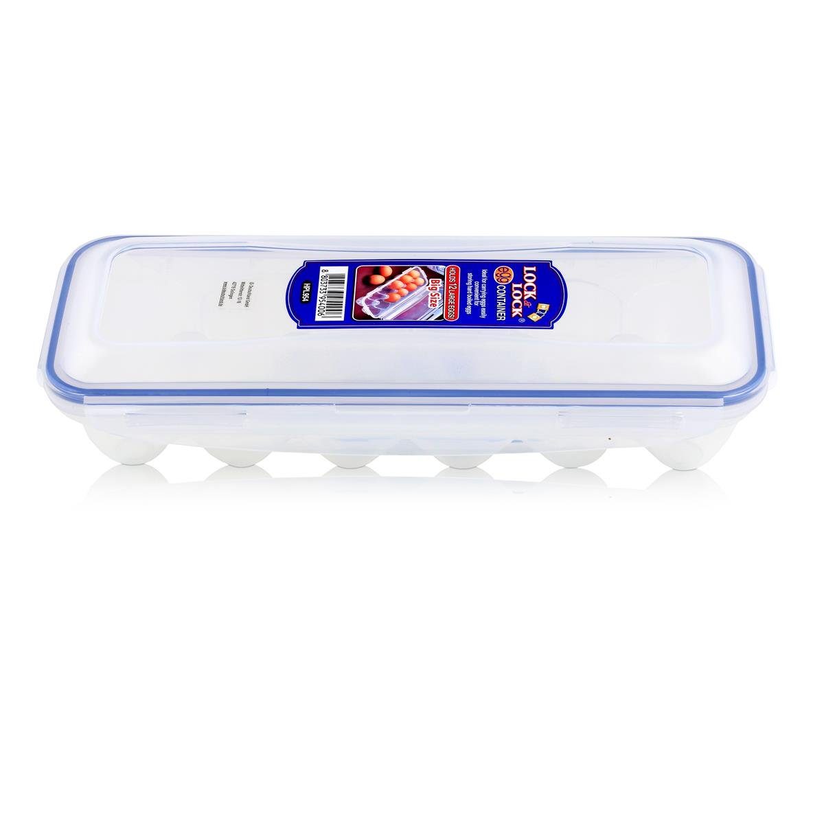 LOCK & LOCK Vorratsdose Lock&Lock HPL954 Frischhaltedose für 12 Eier - Luft & Wasserdicht (1er, Kunststoff