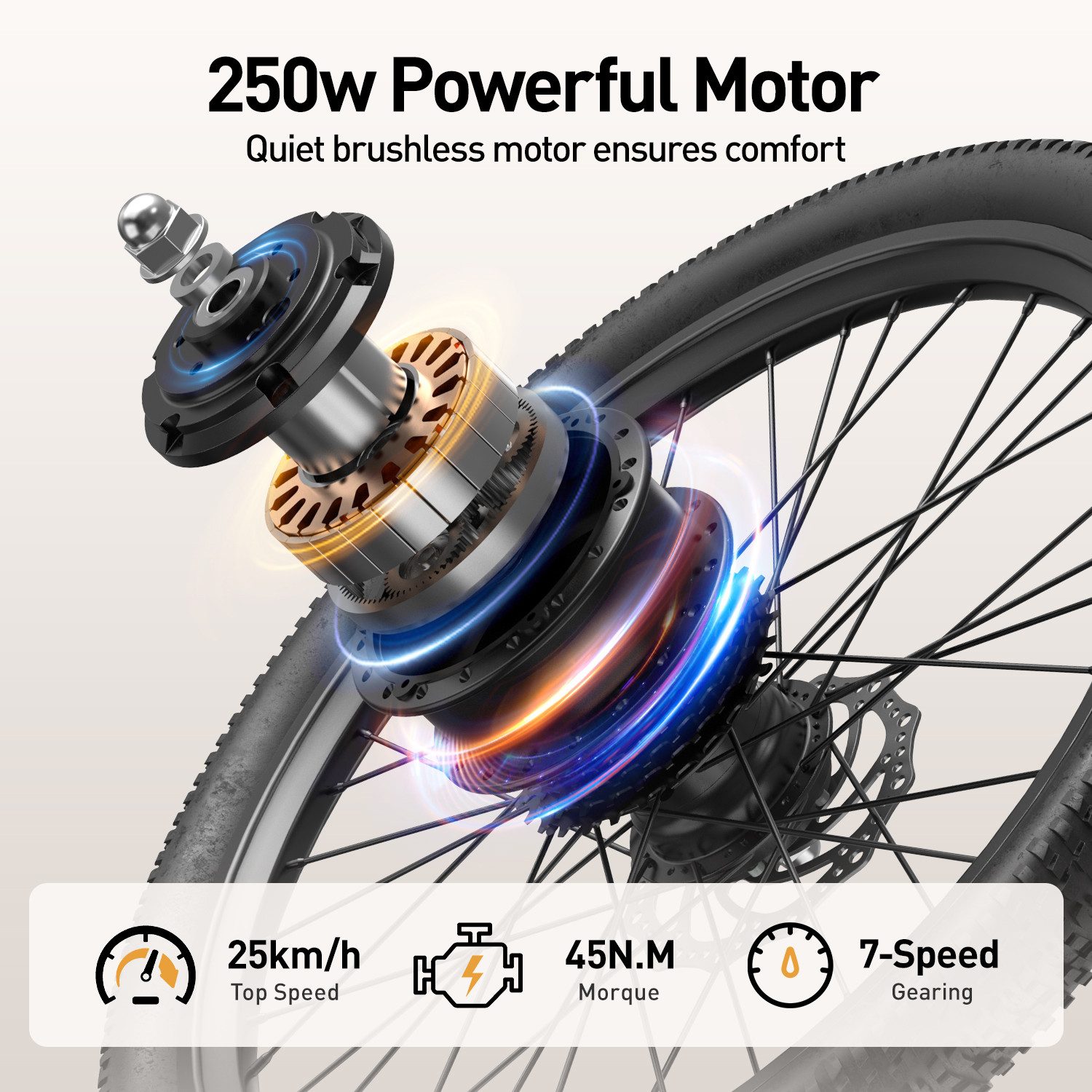 PixelPilot E-Bike Cityrad SU7 24 Zoll Elektrofahrrad 36 V 13 Ah, 7-Gang Shimano-Schaltung, 7 Gang, Heckmotor, 468 Wh, (Packung), Mit NFC und Gepäckträger