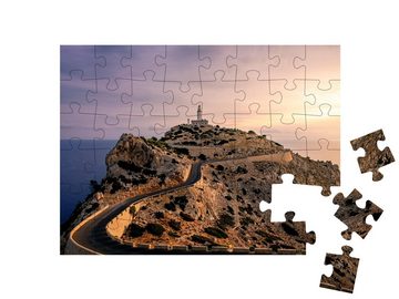 puzzleYOU Puzzle Leuchtturm am Kap Formentor auf Mallorca, 48 Puzzleteile, puzzleYOU-Kollektionen Mallorca, Leuchttürme