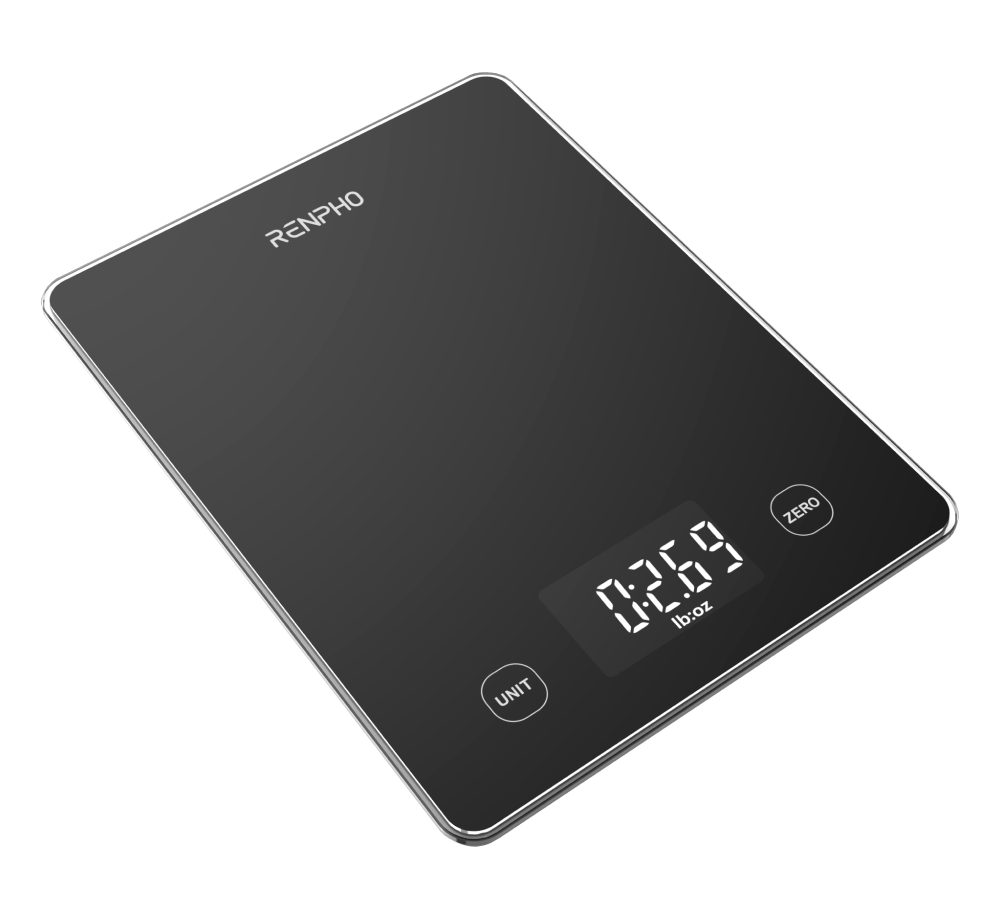 RENPHO Küchenwaage Calibra 1L Smart Nutrition Scale T001, Smarte Küchenwaage für präzise Ernährungstracking & Zielerreichung