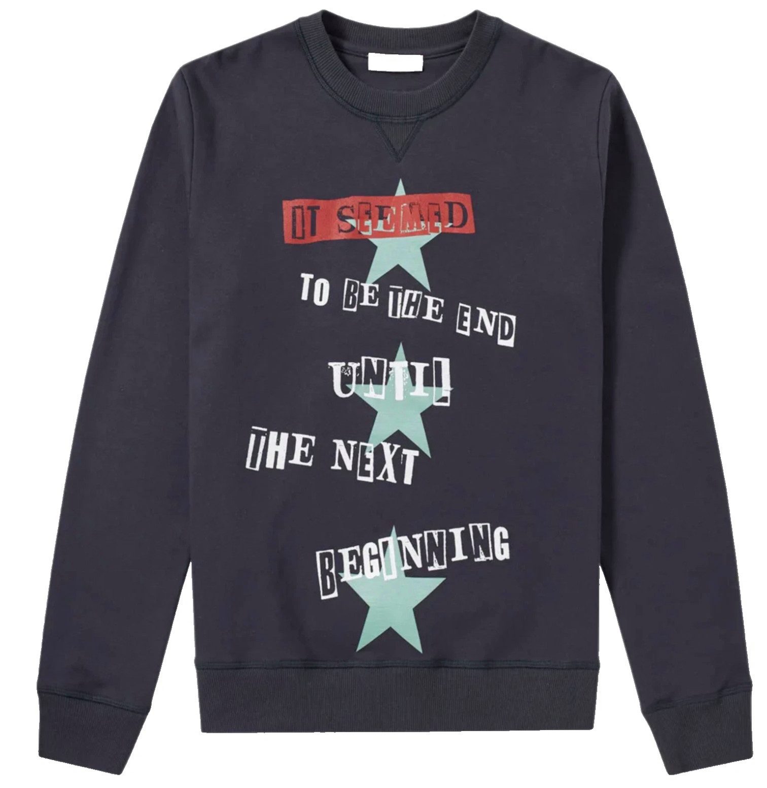 Valentino Sweatshirt Jamie Reid Punk Poem Sternen Sweater Pullover Seltene Sammleredition – weltweit ausverkauft