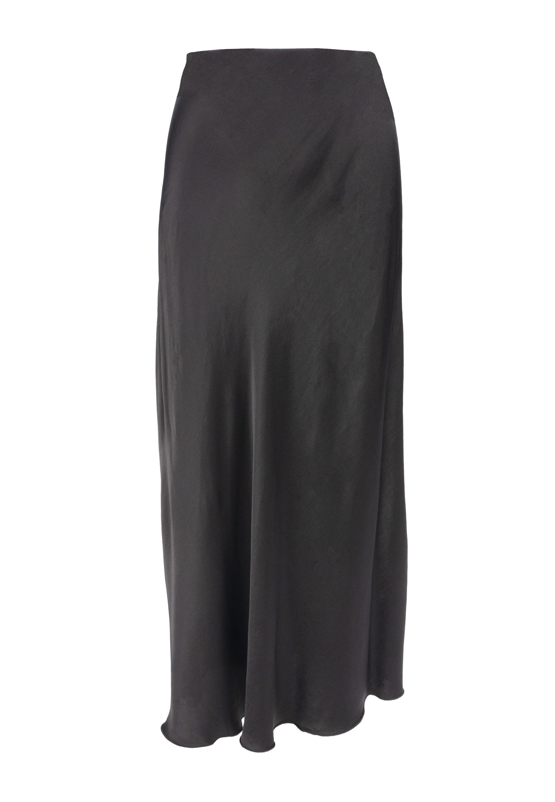 Seasons of April A-Linien-Rock LILLY SATIN Damen Satin Midi Rock One-Size günstig online kaufen